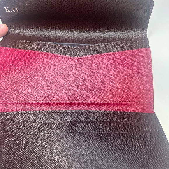 Louis Vuitton Dark Pink Epi Josephine Wallet - Picture 5 of 6
